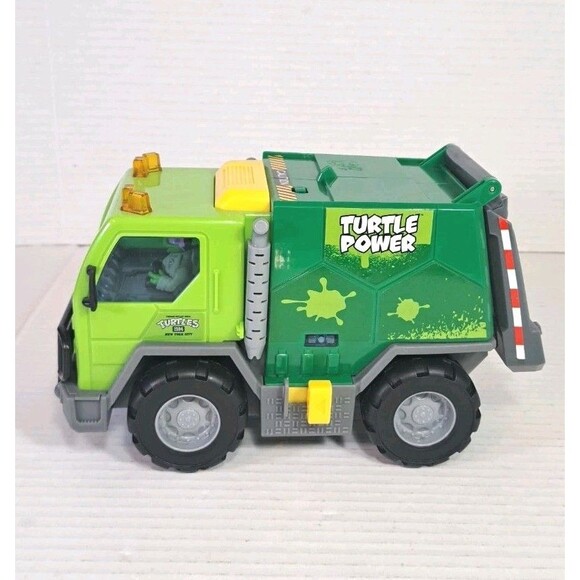 TMNT Thrash 'N' Battle Garbage Truck Lights & Sounds 2023 Funrise / Donatello - Picture 2 of 8